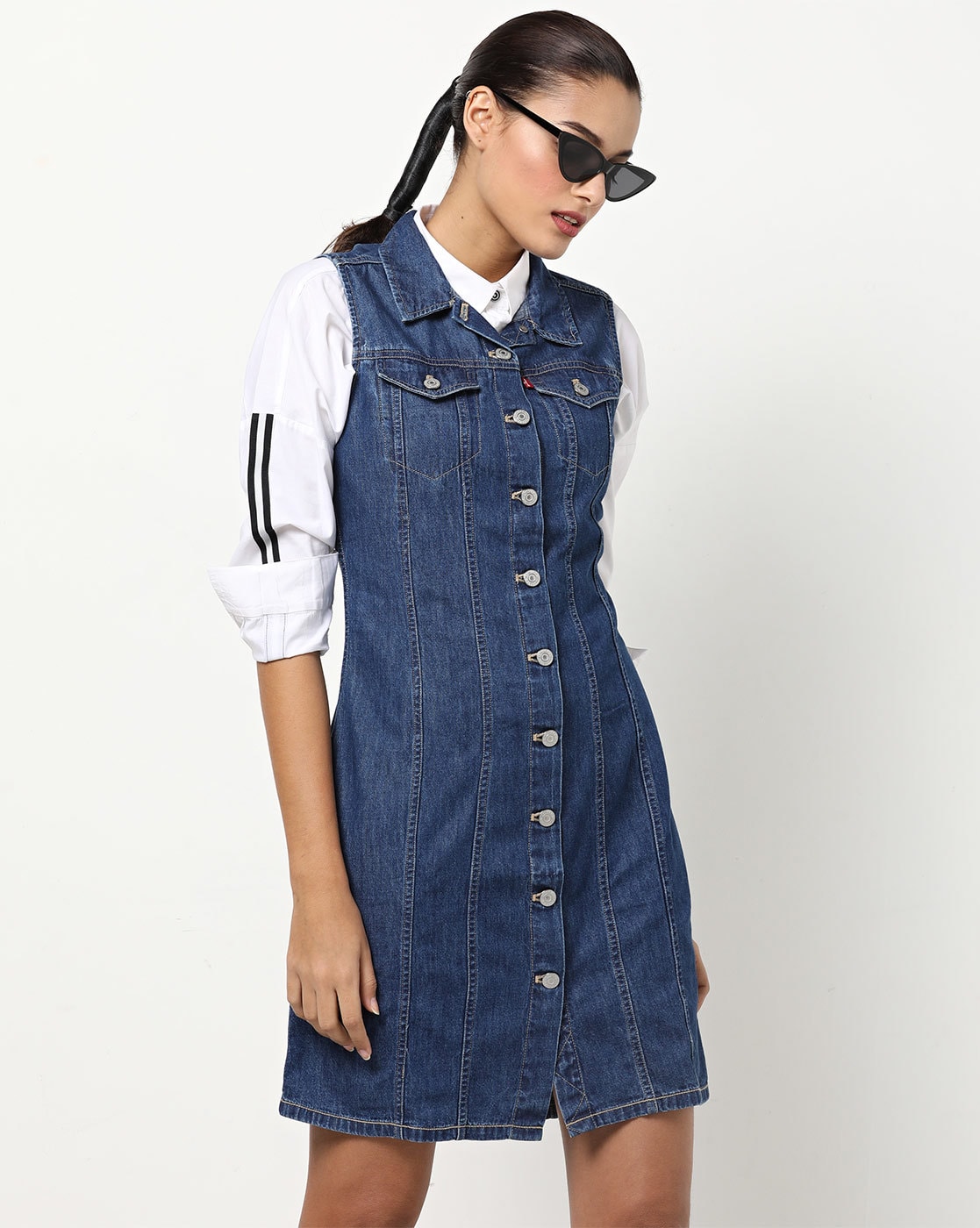 Buy Blue Dresses for Women by LEVIS 