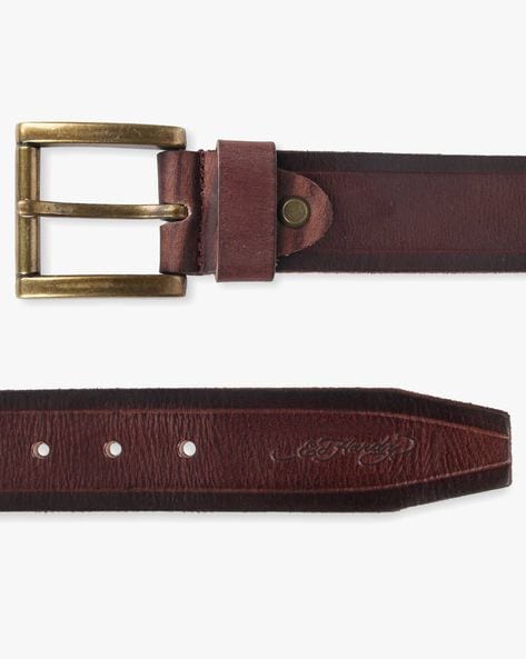 Walker Leather Belt - Brown –