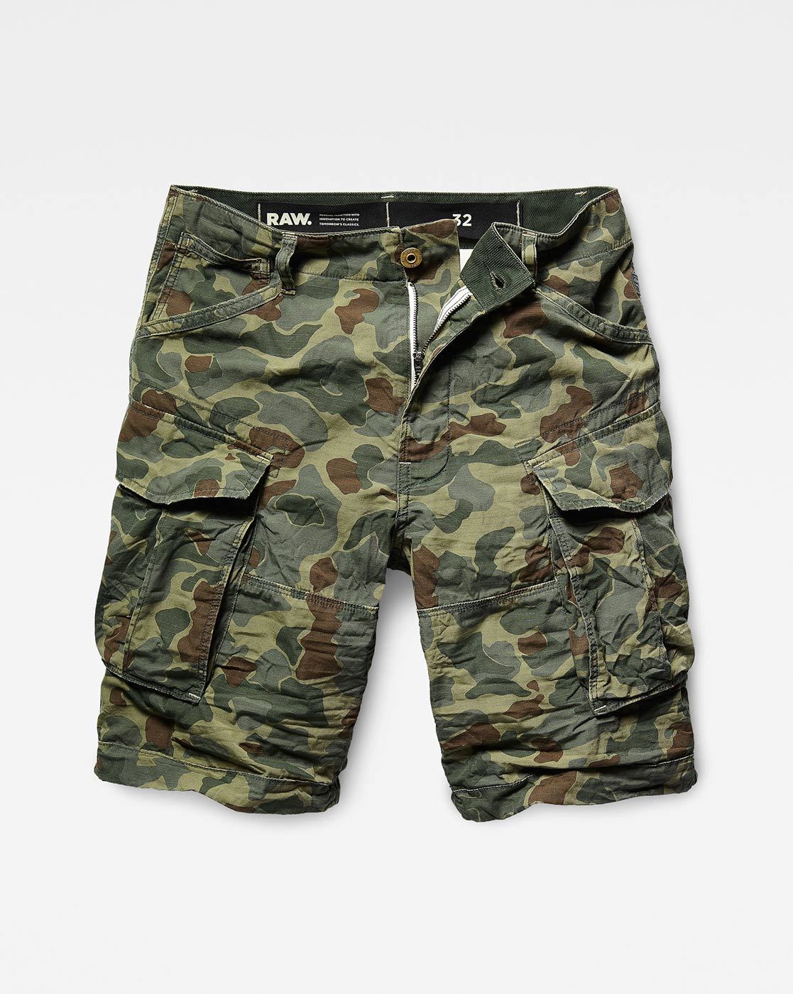 g star camouflage shorts