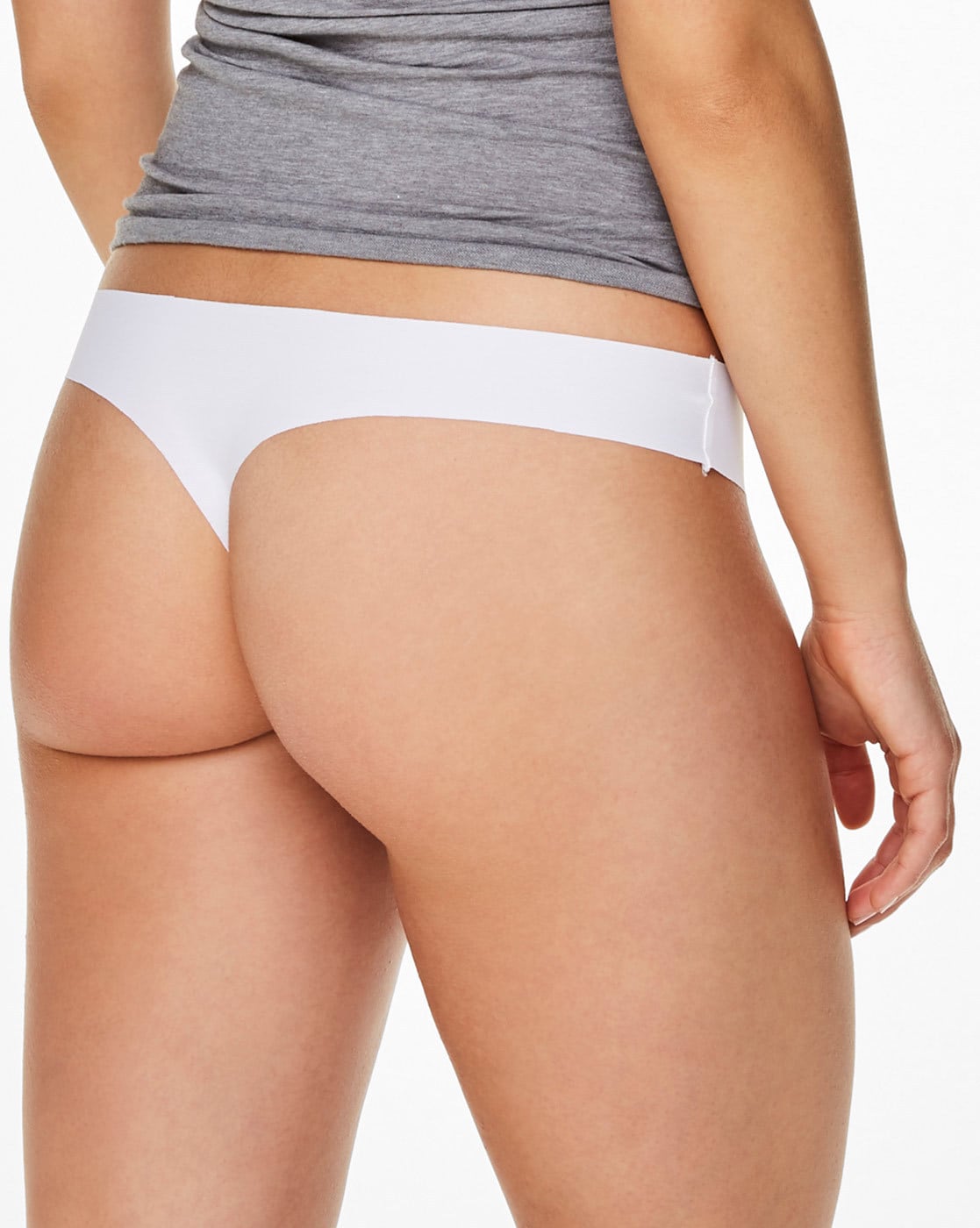 Buy Hunkemoller Amalia Super High-Leg Thong Panties, White Color Women