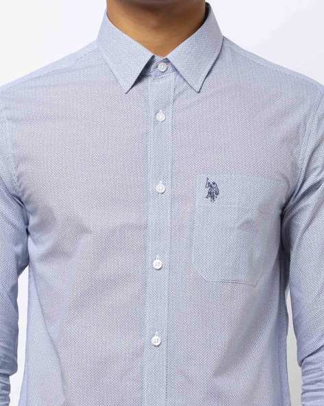 Printed Shirt with Patch Pocket (Image - 1)