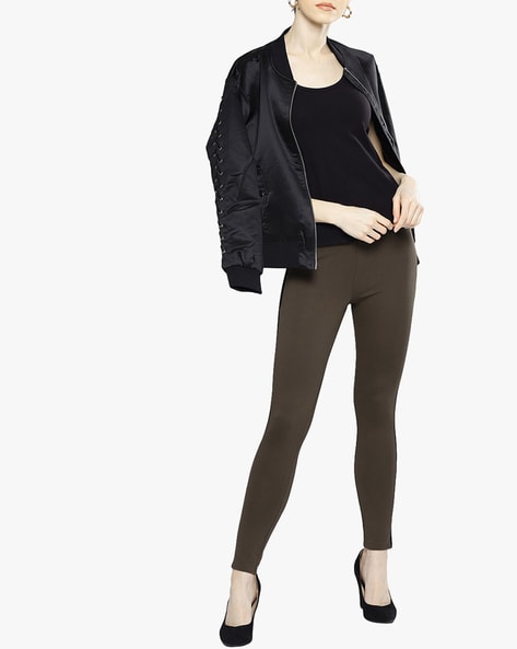 Buy Olive Green Jeans & Jeggings for Women by HARPA Online