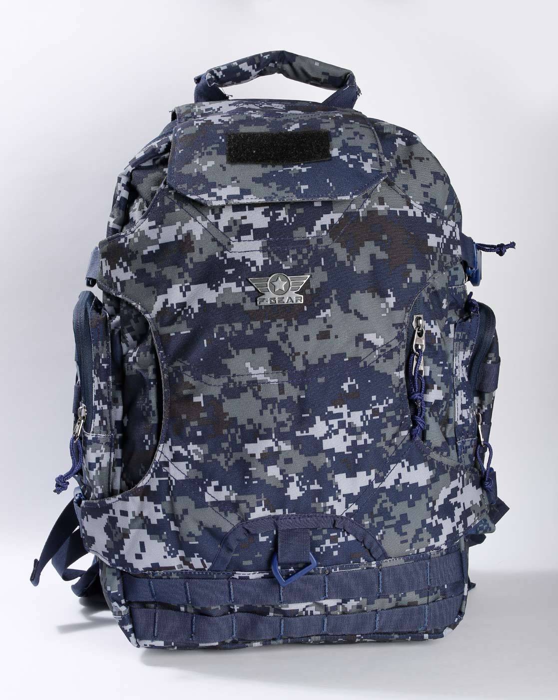 Blue digital 2025 camo backpack