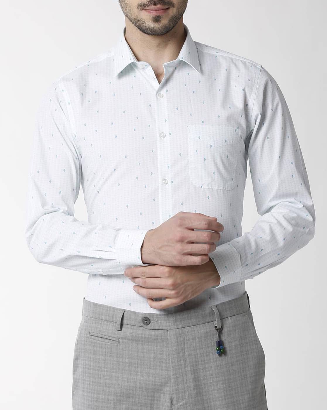 peter england slim fit shirt size chart