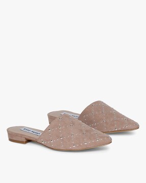 steve madden pink mules