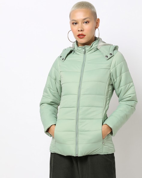 women's green jacket