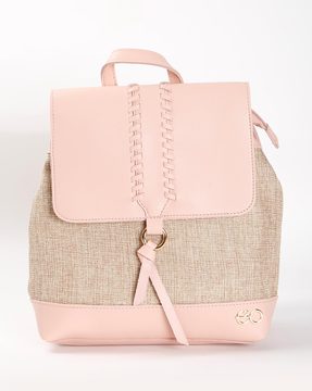 light pink backpack