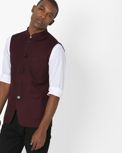 Buy Burgundy Jackets Coats for Men by MR.BUTTON Online Ajio