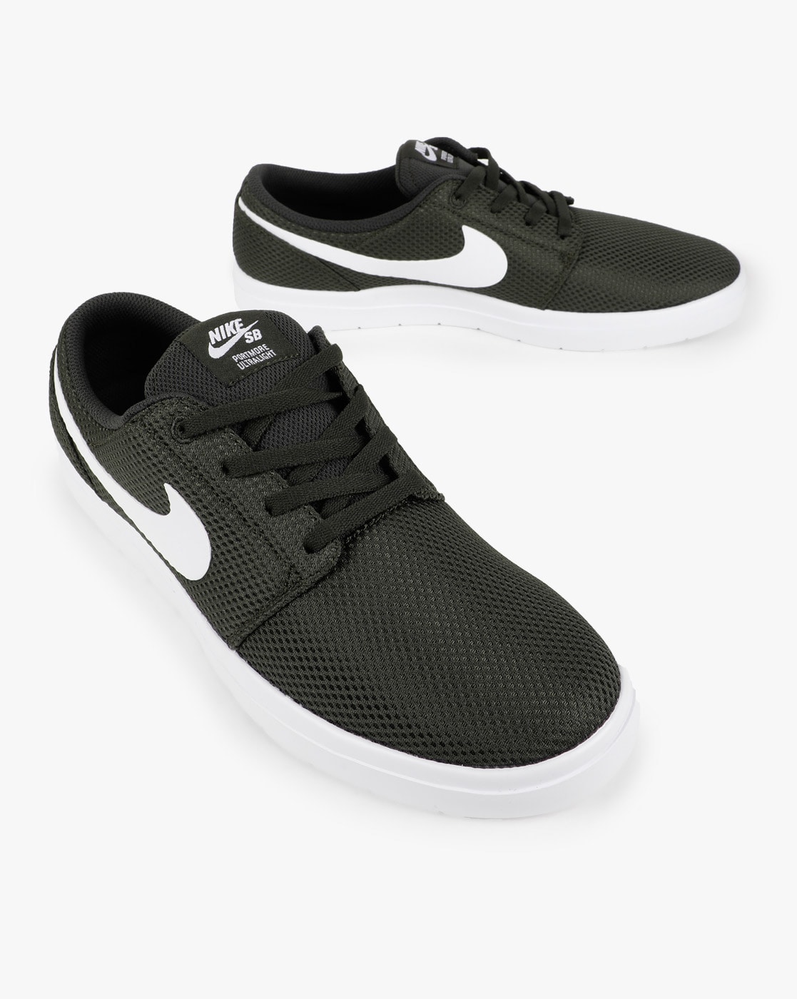 nike green casual shoes