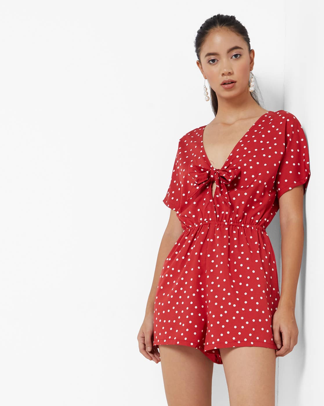 brave soul polka dot jumpsuit