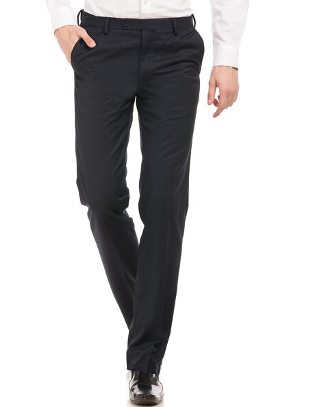 Buy Arrow Men Dark Brown Tapered Fit Auto Flex Formal Trousers at Amazon.in-demhanvico.com.vn