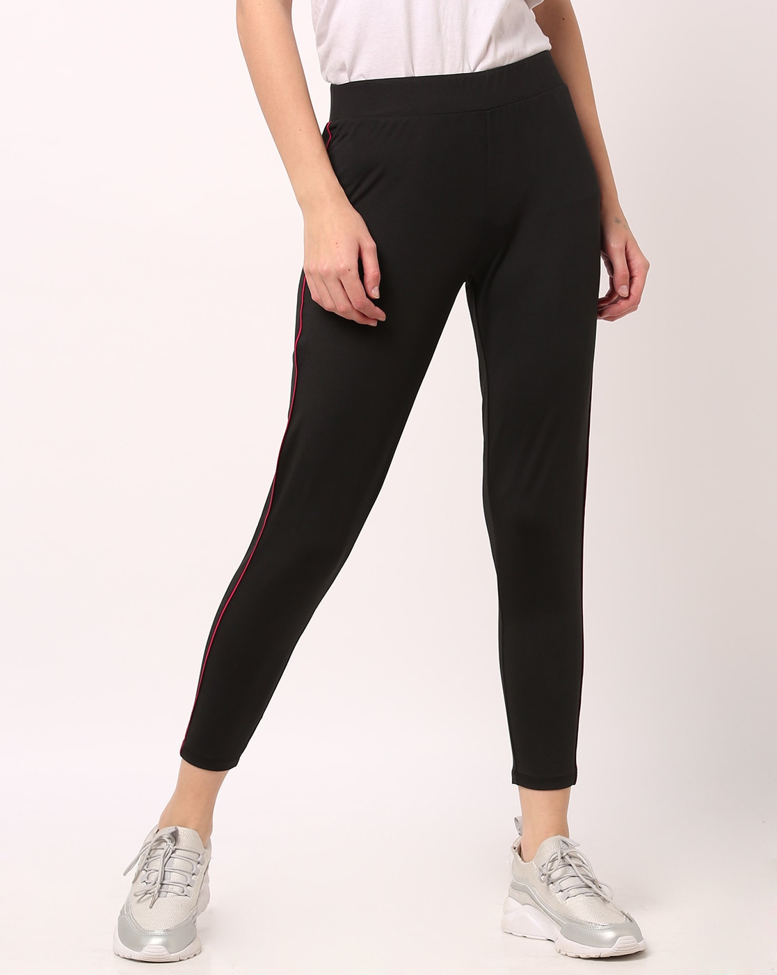 Buy Black Leggings for Women by Teamspirit Online