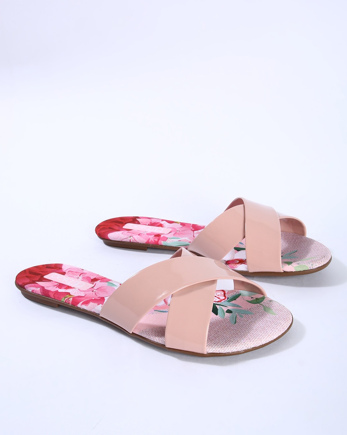 Buy Pink Flat Sandals for Women by 
