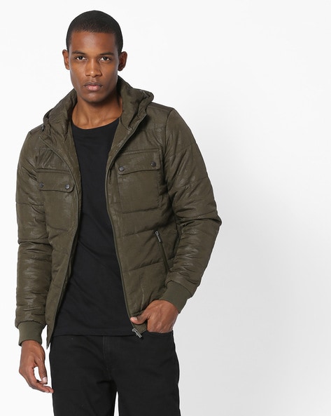 GAP Men's Classic Bomber Jacket Full Front Zip Army Olive Green, Size  S | eBay