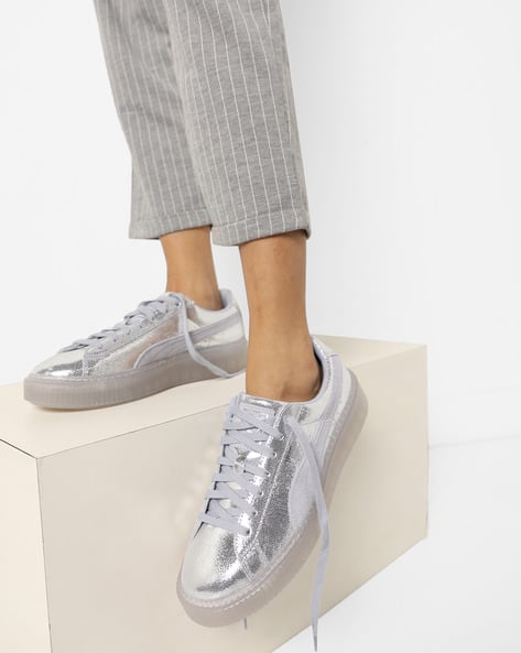 Basket Platform NS Wns Metallic Casual Shoes