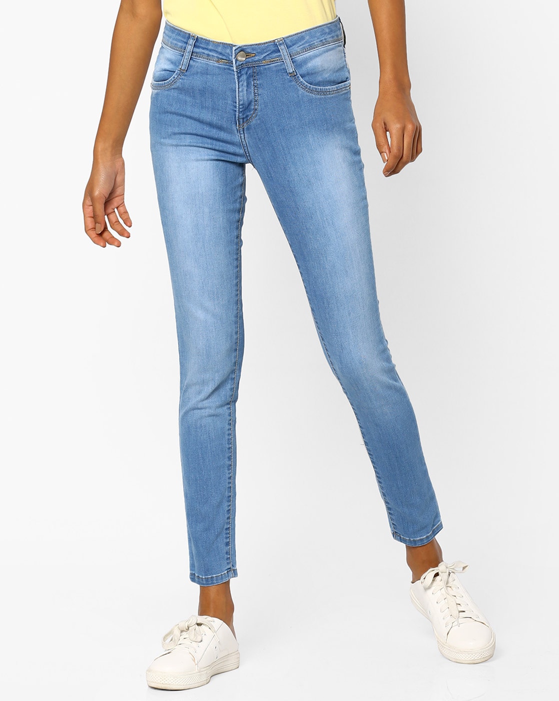 Buy Blue Jeans Jeggings For Women By Kraus Online Ajio Com