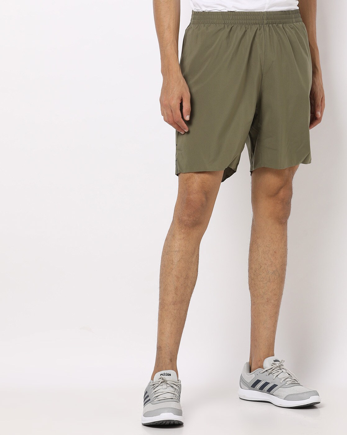 adidas olive green shorts