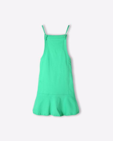 Panelled Strappy A-line Dress