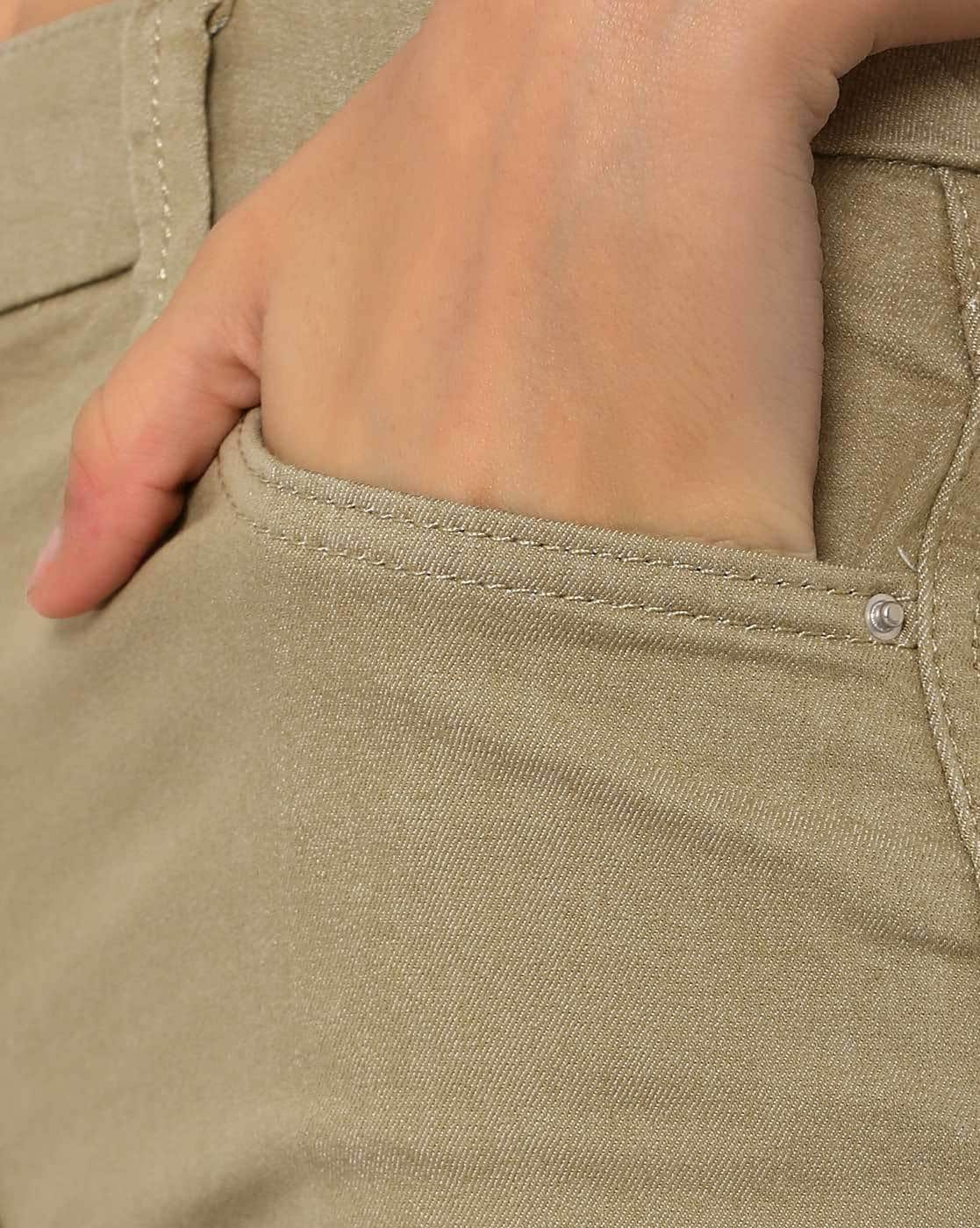 khaki colored jeggings