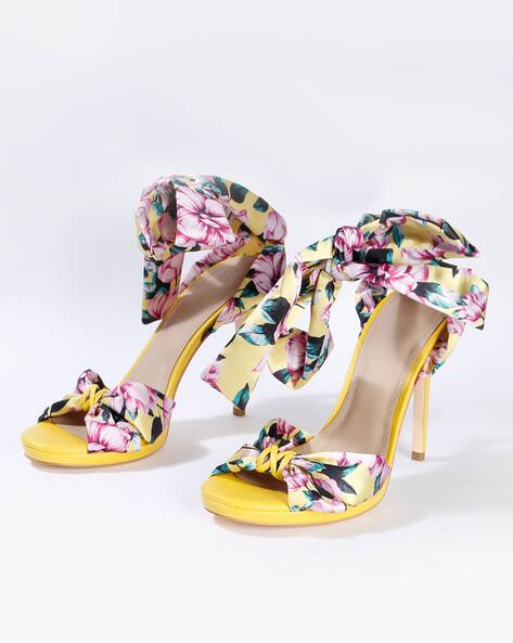 guess yellow sandals