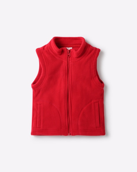 sleeveless fleece jacket