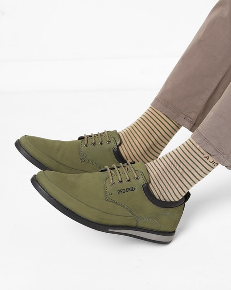 Green Casual Shoes for Men by RED CHIEF 