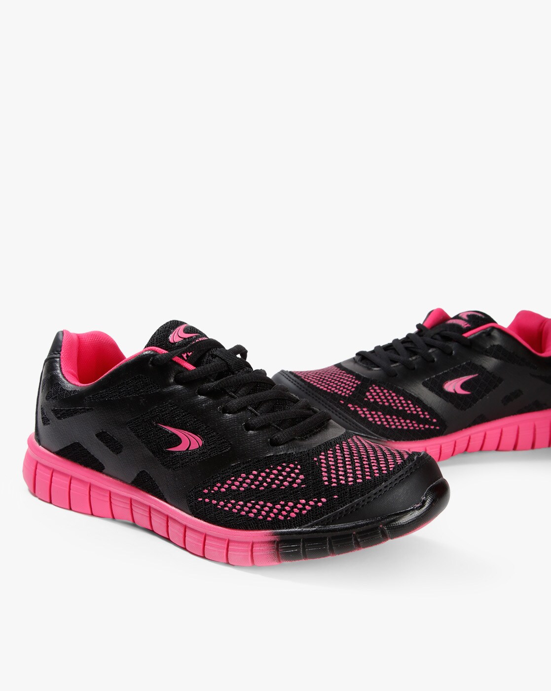 Buy Black \u0026 Pink Sports Shoes for Men 