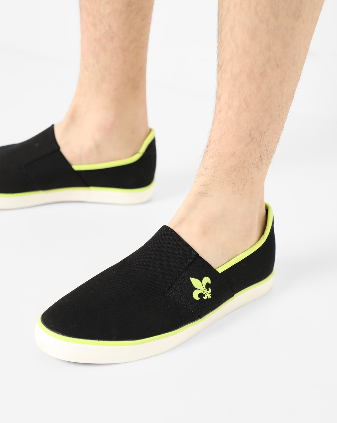 red tape slip ons