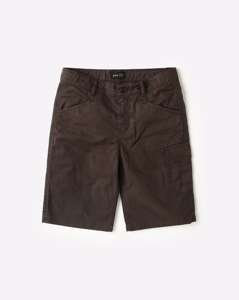 dark brown cargo shorts