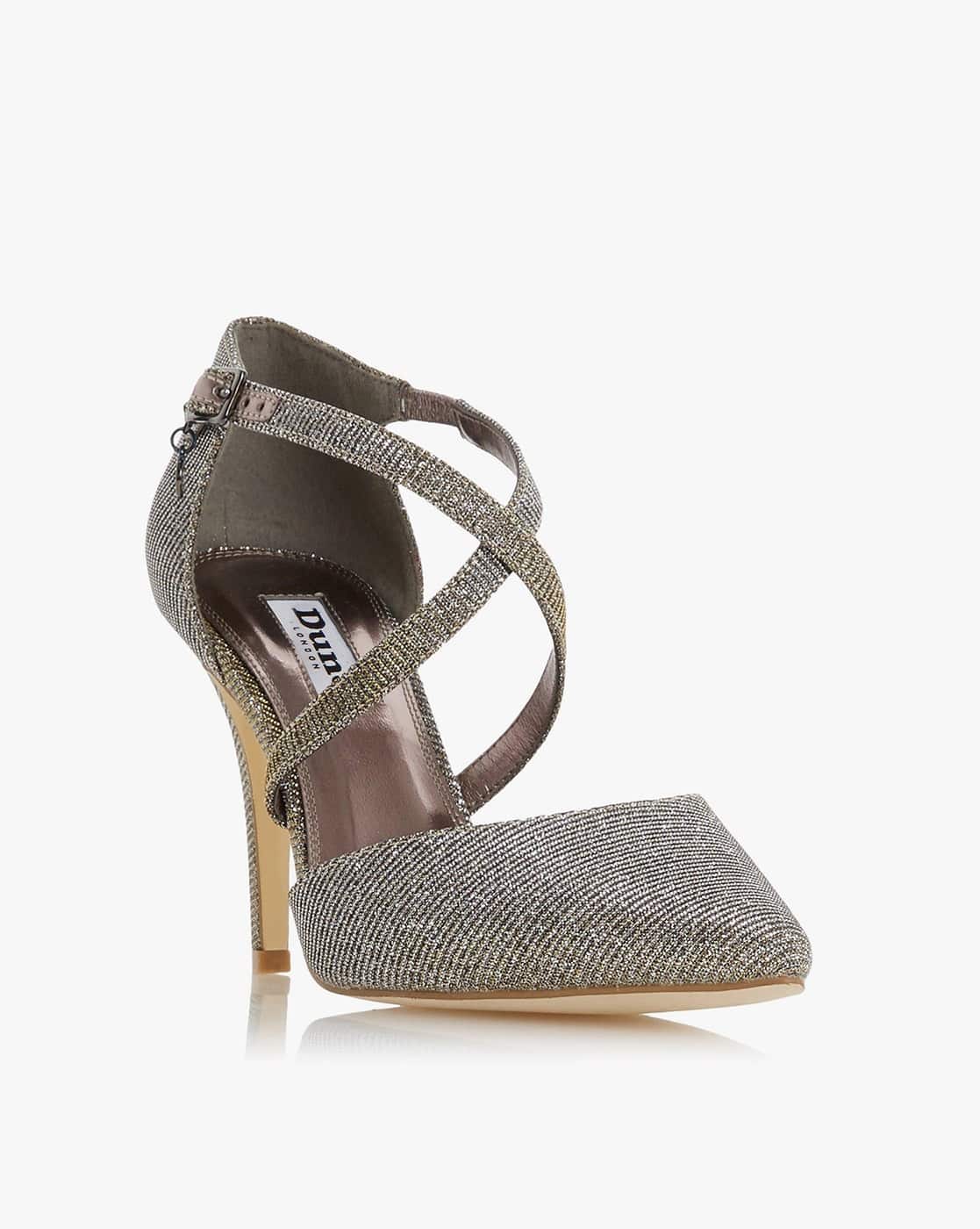 Buy Silver Heeled Shoes for Women by 