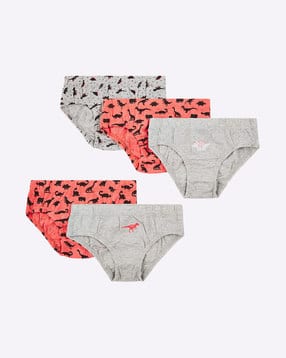 mothercare Pack of 5 Dino Print Briefs-picture-29