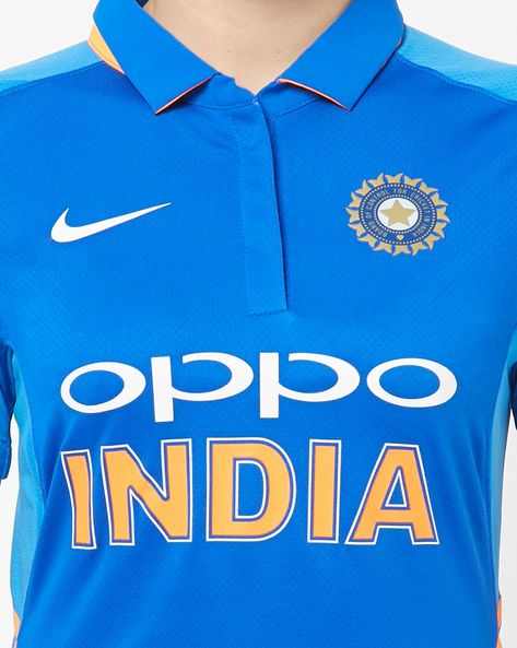 100% Cotton & Sizes XS to 3XL India BCCI Cricket Polo Shirt