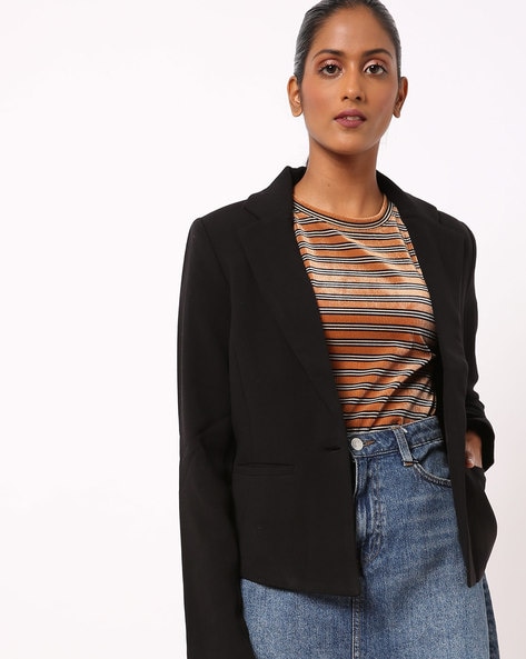 Giraf Tak skulder Buy Black Blazers & Waistcoats for Women by Vero Moda Online | Ajio.com