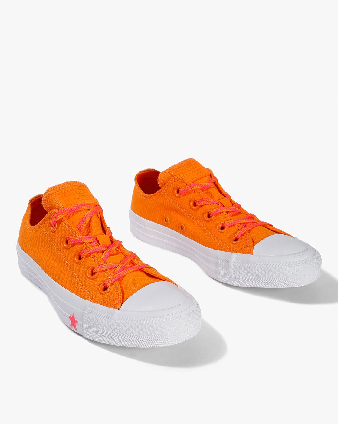 converse shoes orange