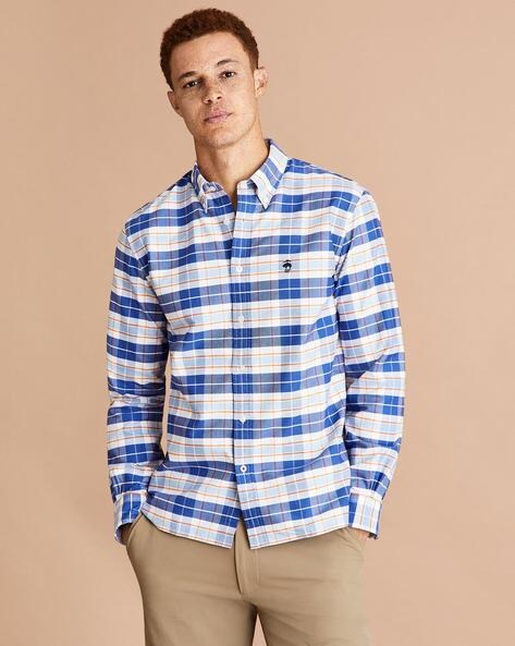 Buy Blue Shirts for Men by BROOKS BROTHERS Online