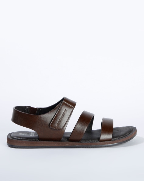 Red tape mens hot sale leather velcro closure sandals