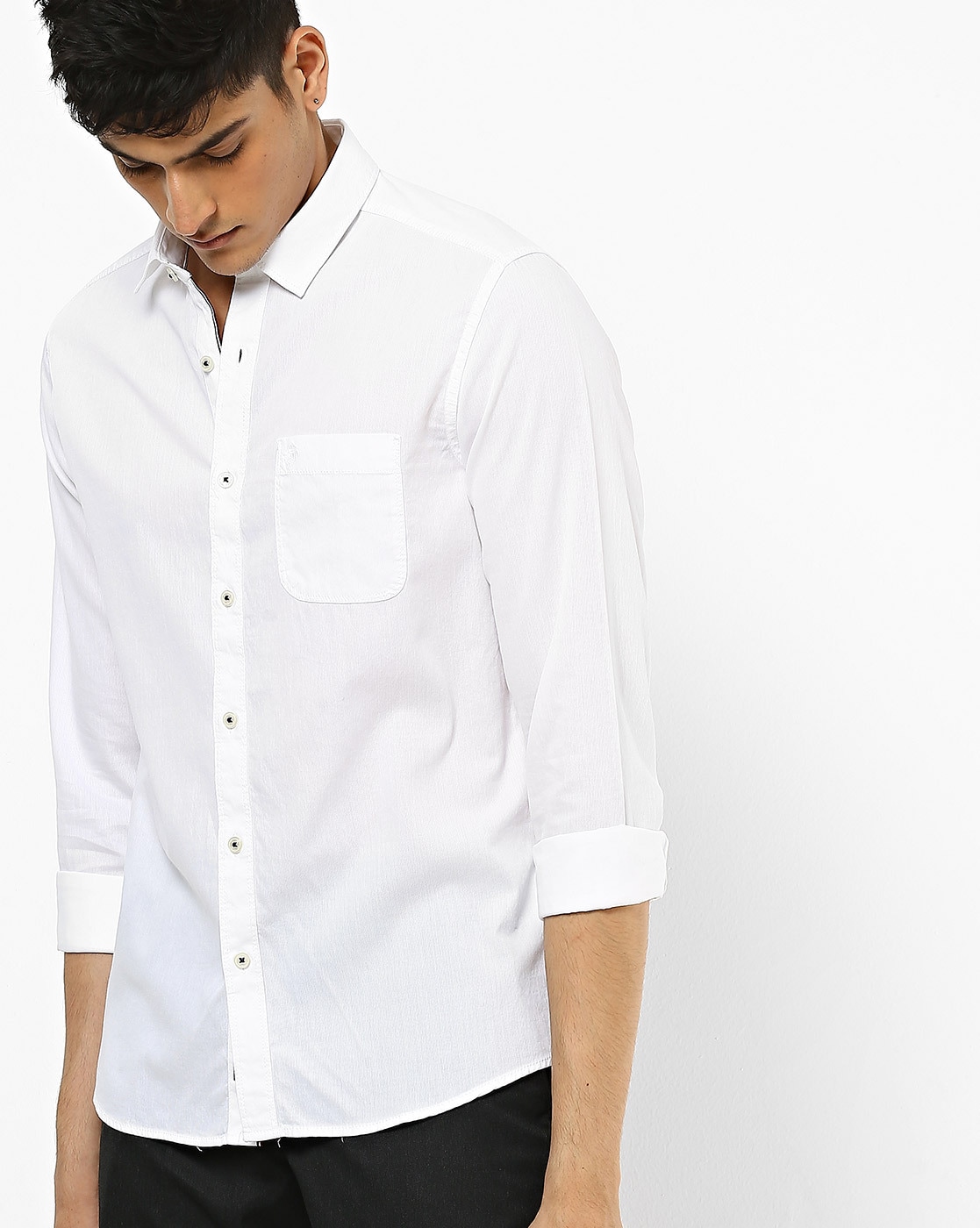 Buy White Shirts For Men By Netplay Online | Ajio.Com