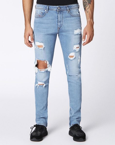 bemærkning ildsted Ombord Buy Blue Jeans for Men by DIESEL Online | Ajio.com