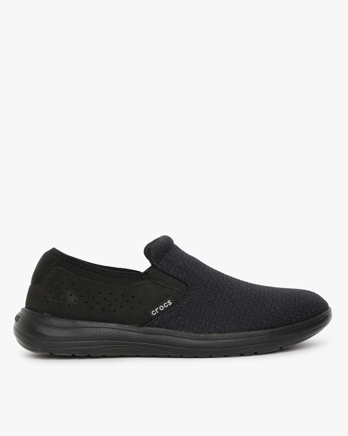 black slip on crocs