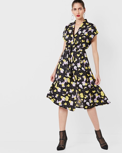 ajio midi dresses