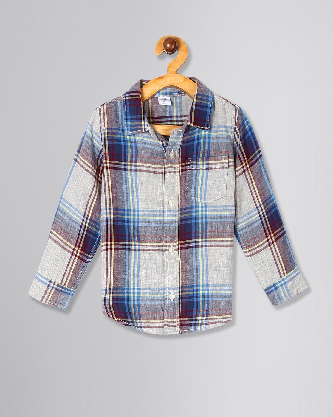 Buy Juscubs Checked Shirt with Patch Pockets at Redfynd