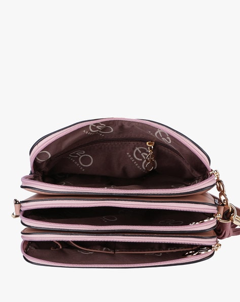 Giani Bernini Womens Handbag Purse Shoulder Bag Handle Tan Multi Compartment  - Helia Beer Co