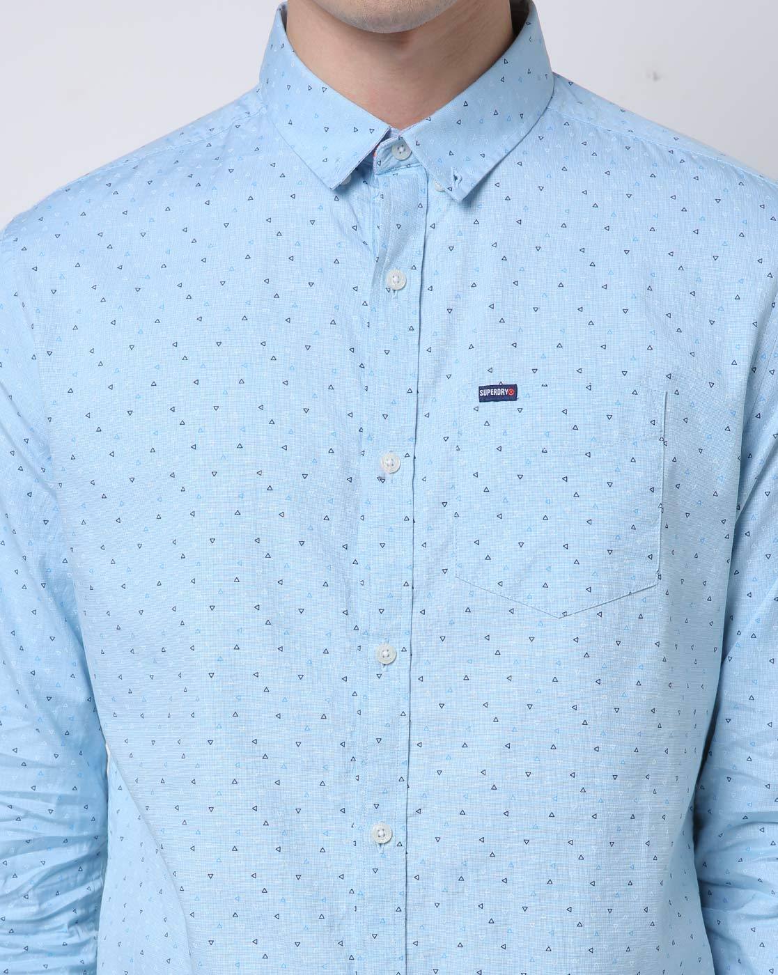 superdry blue shirt