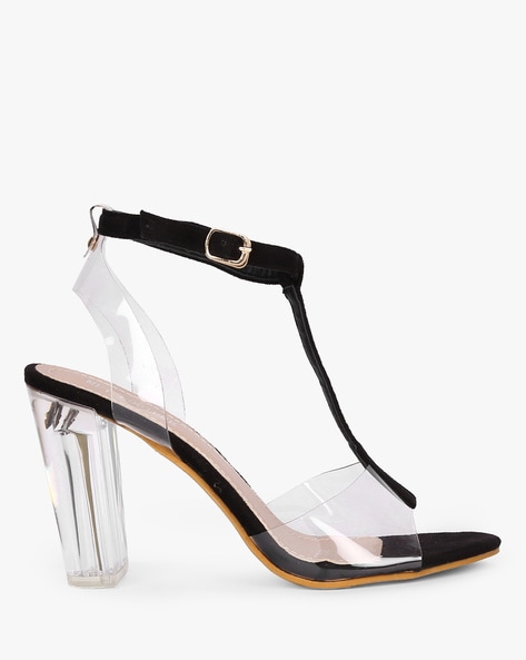 fcity.in - Be Sumptuous Attractive Beautiful Glass Heels Sandals / Fabulous