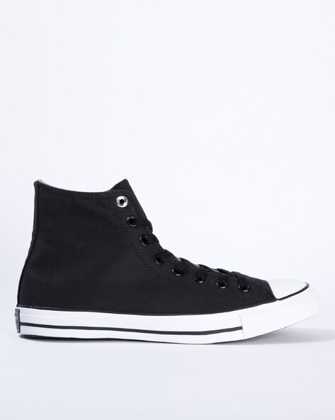 High Top Black Converse Shoes