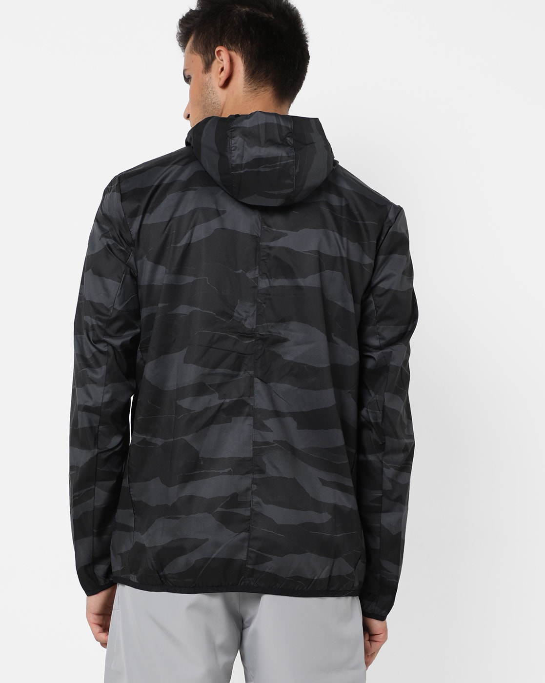 Own the discount run camo jacket