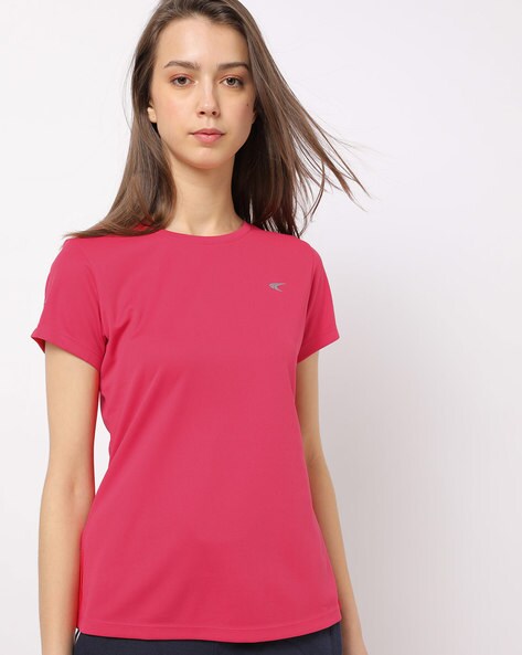 Crew-Neck T-shirt with Brand Logo Print
