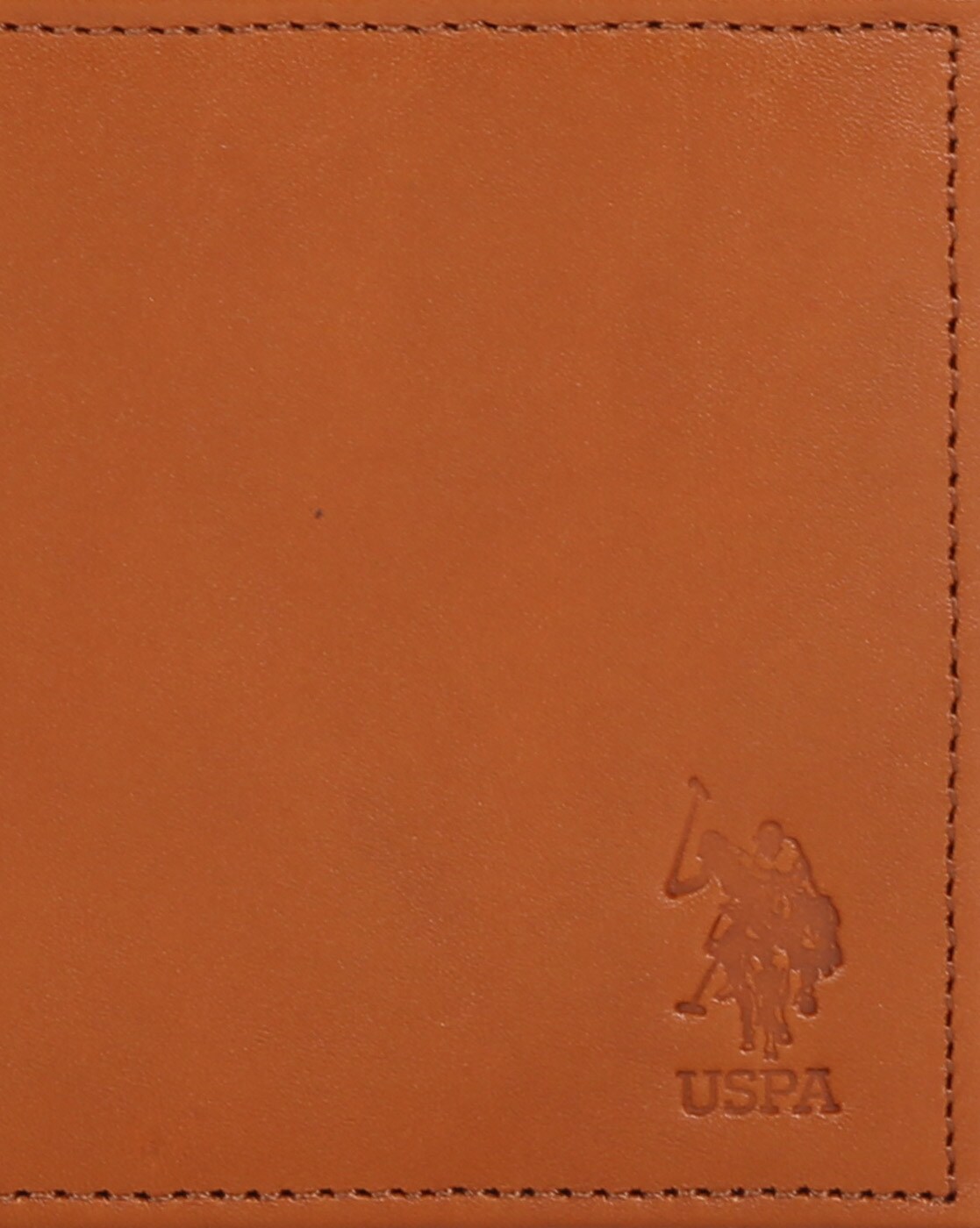 U.S. Polo Assn. Bi-Fold Wallet with Logo Embossed For Men (Brown, OS)
