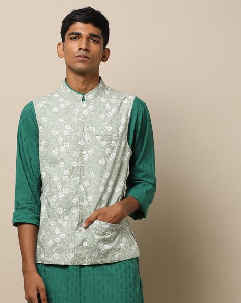 Embroidered Nehru Jacket - Buy Latest Collection of Nehru Jacket Online 2023