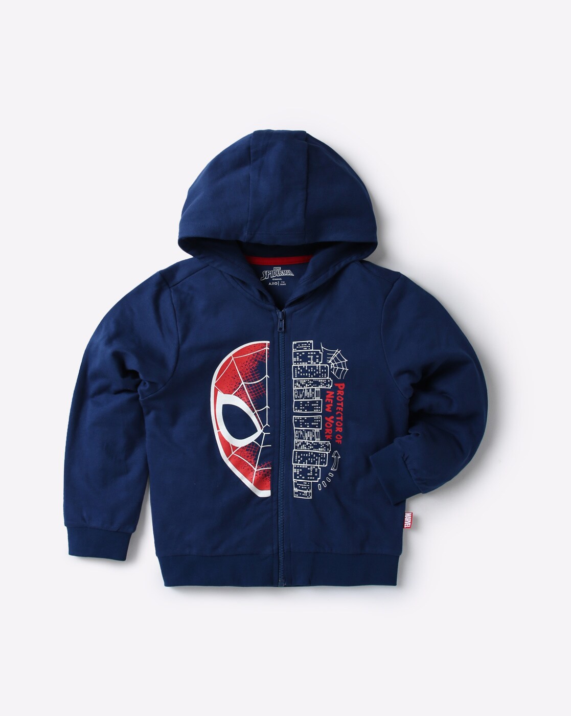 Marvel Spider-Man Boys Zip Up Hooded Puffer Jacket India | Ubuy